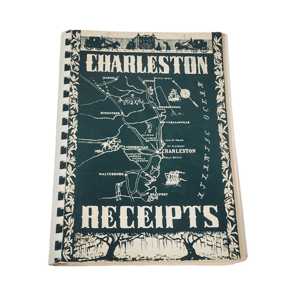 Charleston Receipts Junior League of Charleston Southern Cookbook Spiral Bound